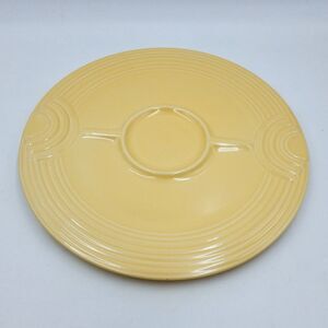 Fiesta Sunflower Vegetable Plate Chip Dip Set Homer Laughlin Fiestaware Platter